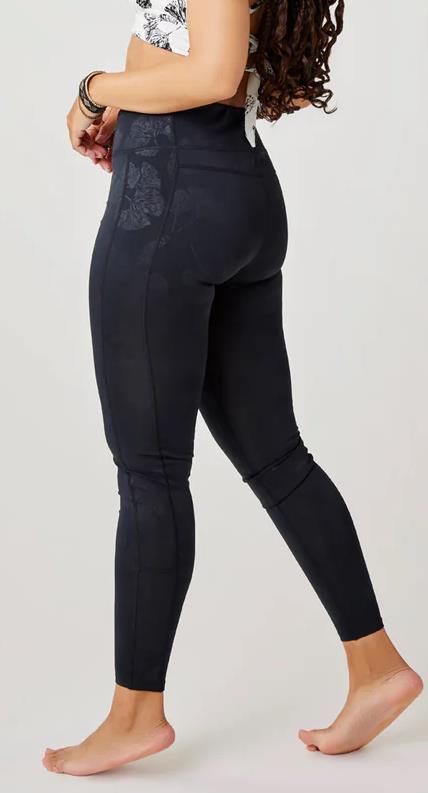 Platte Tight - Womens - Ginkgo Embossed 2