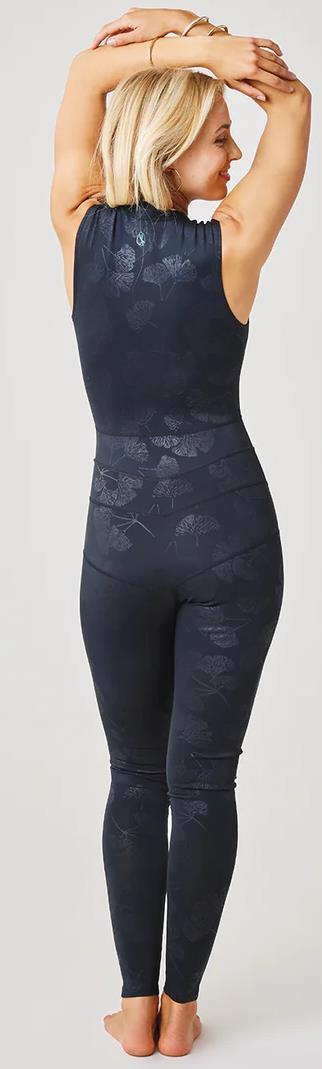 Sadie Sleeveless Wetsuit - Womens - Ginkgo Embossed 2