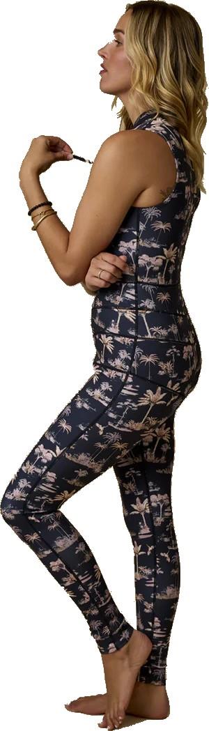 Sadie Sleeveless Wetsuit - Womens - black toile 1