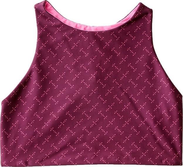 Sanitas Compression Reversible Top - Womens - disco / hot pink 1