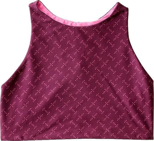 Sanitas Compression Reversible Top - Womens - disco / hot pink 1