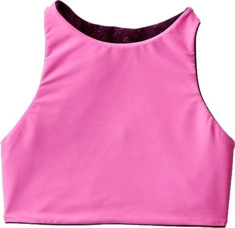 Sanitas Compression Reversible Top - Womens - disco / hot pink 1
