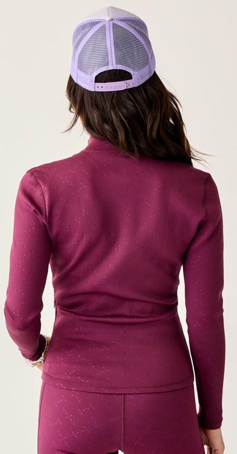 Stella Zip Up Jacket - Womens - disco embossed 1