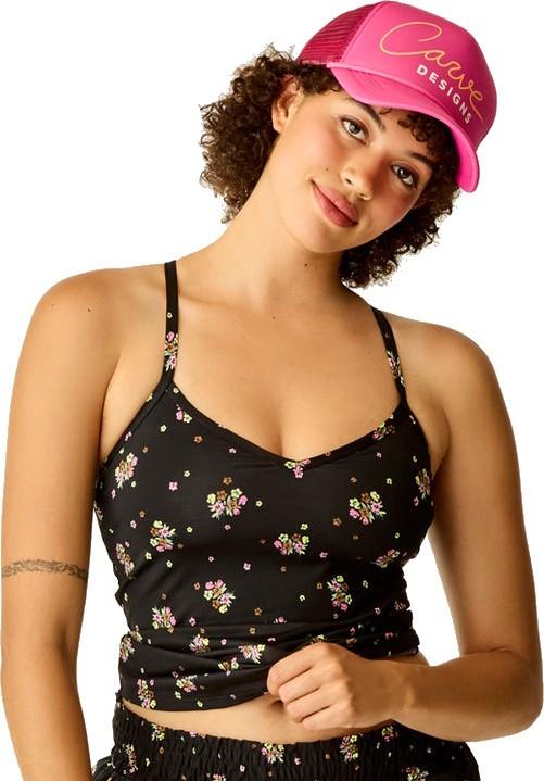 Stinson Tankini - Womens - black floret 1