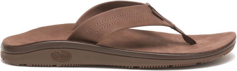 Classic Leather Flip - Womens - dark brown 1