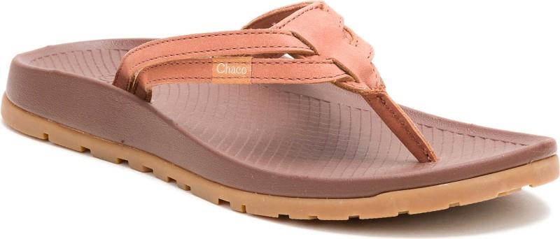 Lowdown Leather Flip - Womens - burnt chestnut 1