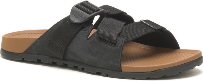 Lowdown Leather Slide - Womens - Black 1