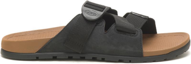 Lowdown Leather Slide - Womens - Black 2