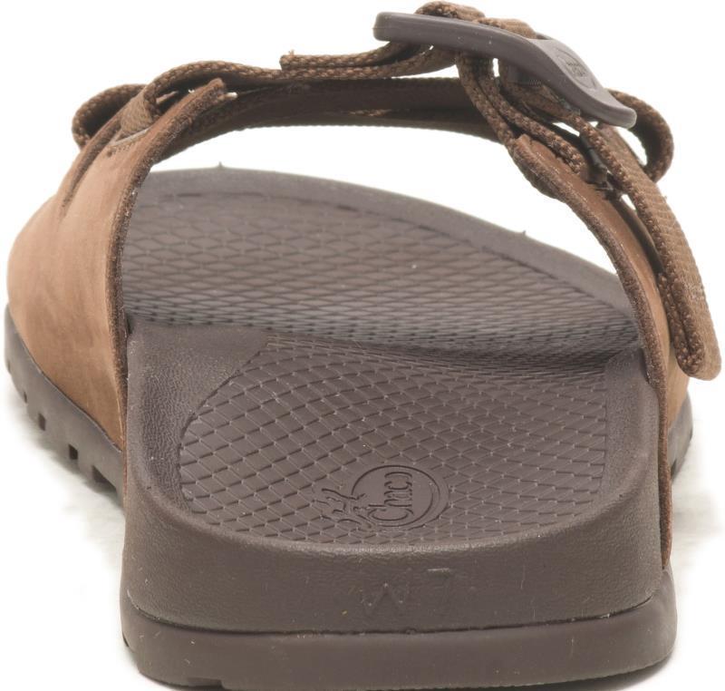 Lowdown Leather Slide - Womens - Otter 5