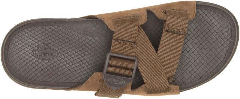 Lowdown Leather Slide - Womens - Otter 7