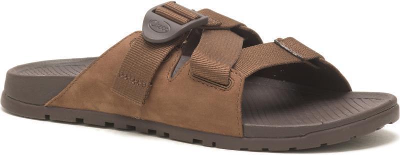 Lowdown Leather Slide - Womens - Otter 1
