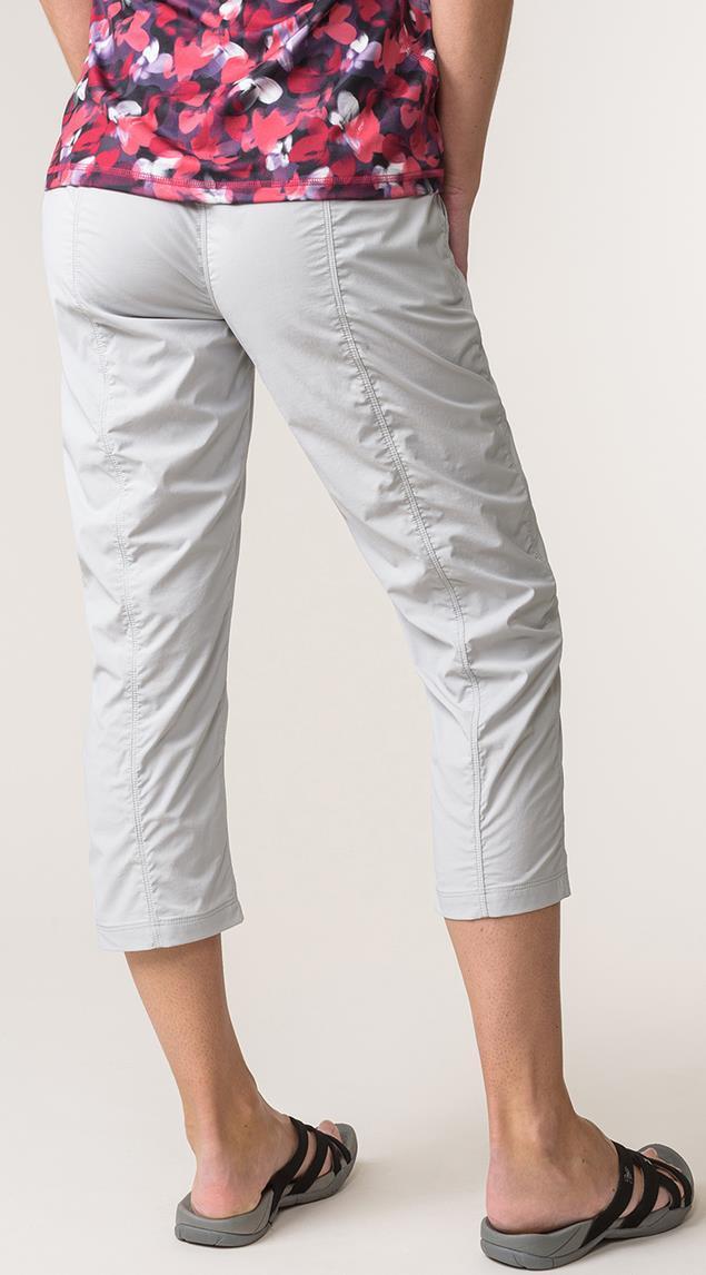 Allyson Capri Pants - Womens - Silver 3