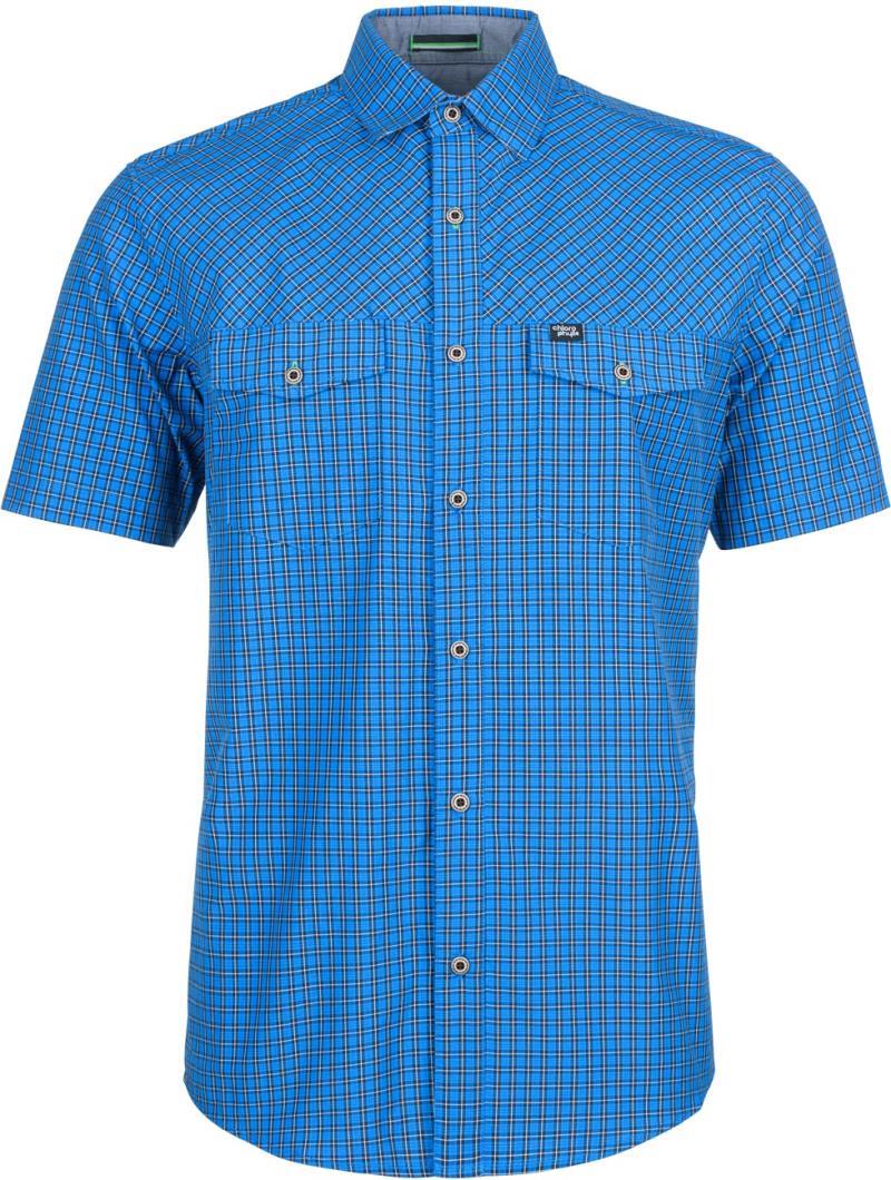 Clivia Shirt - Mens - Greece Blue Small Plaid 1