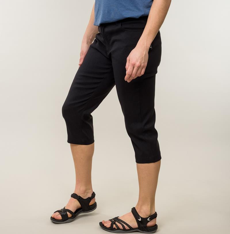 Rally Capri Pants - Womens - Pure Black 3