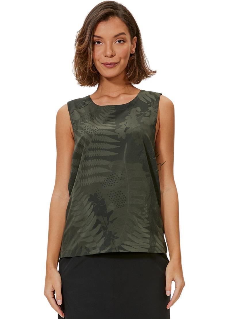 Transit Tank Top - Womens - fern green night 1