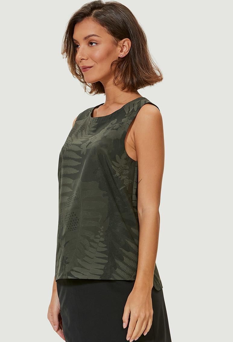 Transit Tank Top - Womens - fern green night 1