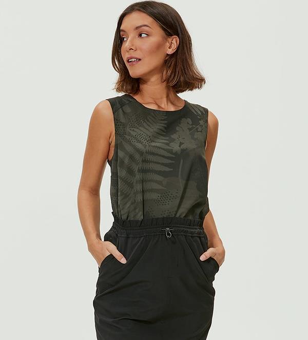 Transit Tank Top - Womens - fern green night 1