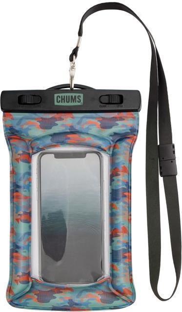 Floating Phone Protector - Prints - Fish Camo Blue 1