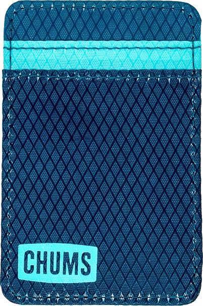The Daily Wallet - navy / aqua tan 1