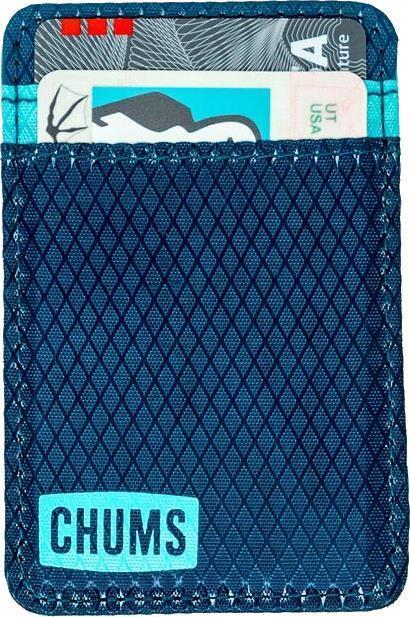 The Daily Wallet - navy / aqua tan 1