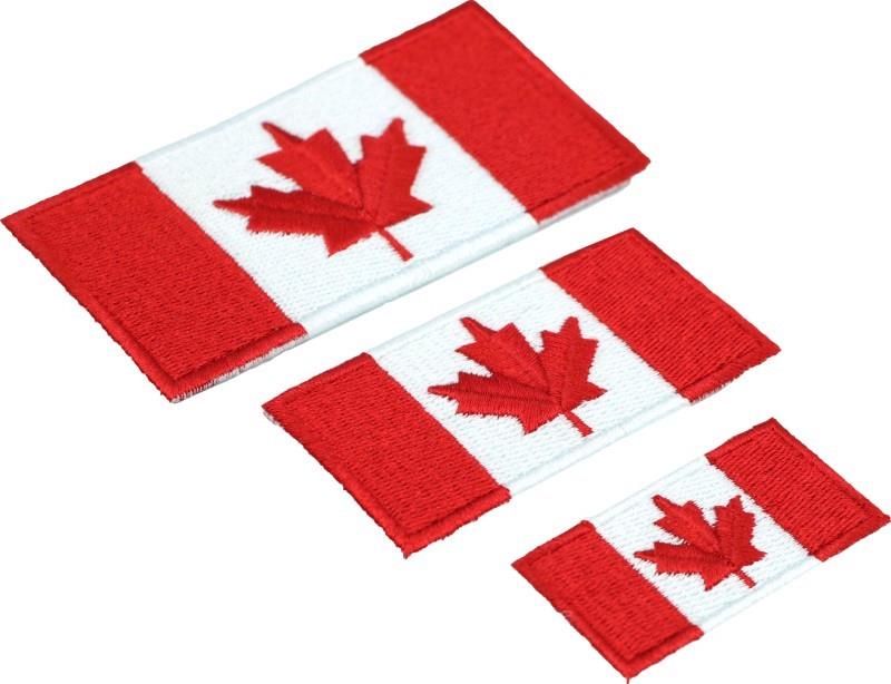 Canadian Sew-On Flags - Set of 3 - not applicable 1