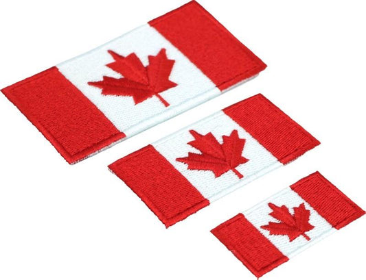 Canadian Sew-On Flags - Set of 3 - not applicable 1