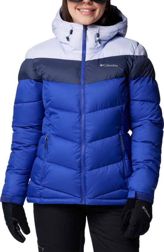 Abbott Peak II Insulated Jacket, Extended - Womens - Clematis Blue / Snowdrift / Nocturnal 1