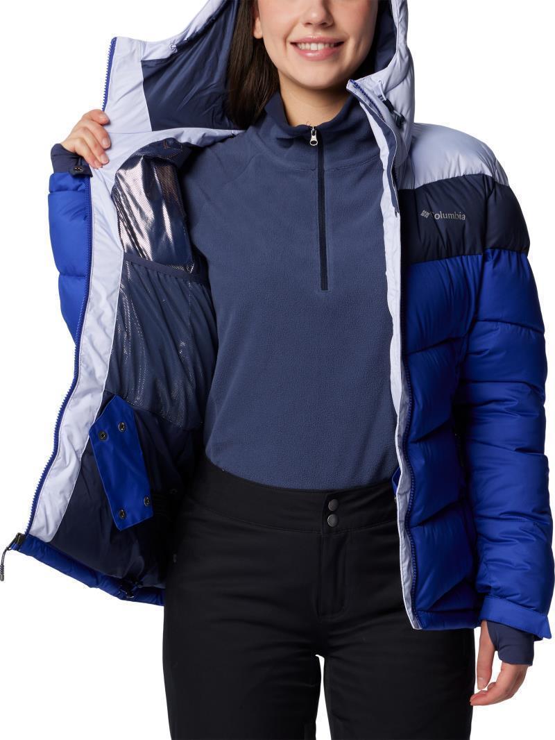 Abbott Peak II Insulated Jacket, Extended - Womens - Clematis Blue / Snowdrift / Nocturnal 3
