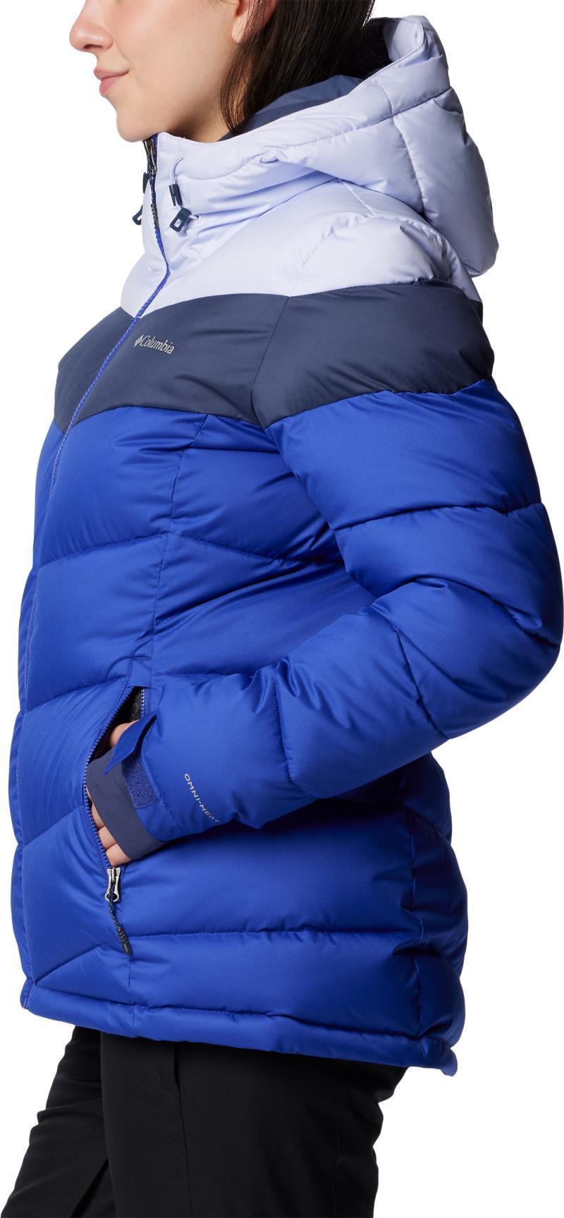 Abbott Peak II Insulated Jacket, Extended - Womens - Clematis Blue / Snowdrift / Nocturnal 8