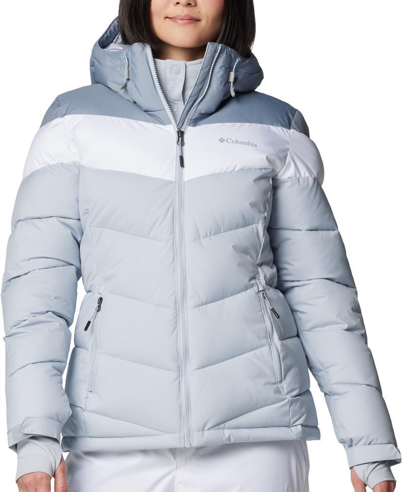 Abbott Peak II Insulated Jacket, Extended - Womens - cirrus grey / tradewinds grey / white 1
