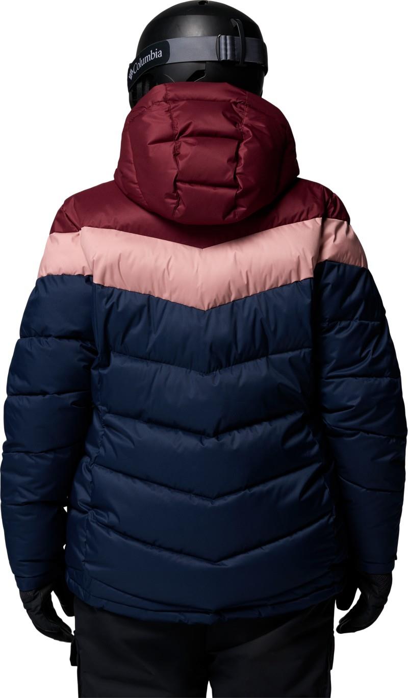 Abbott Peak II Insulated Jacket, Extended - Womens - collegiate navy / rich wine / eraser pink 1