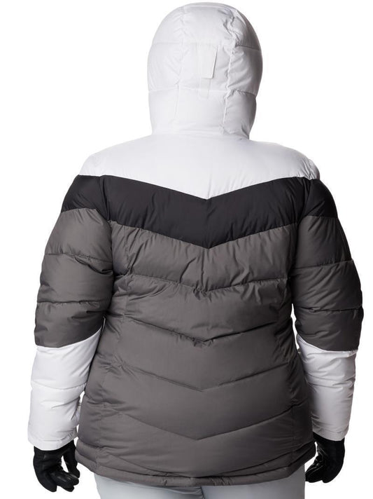 Abbott Peak Insulated Jacket - Plus - Womens - City Grey / Shark / White 1