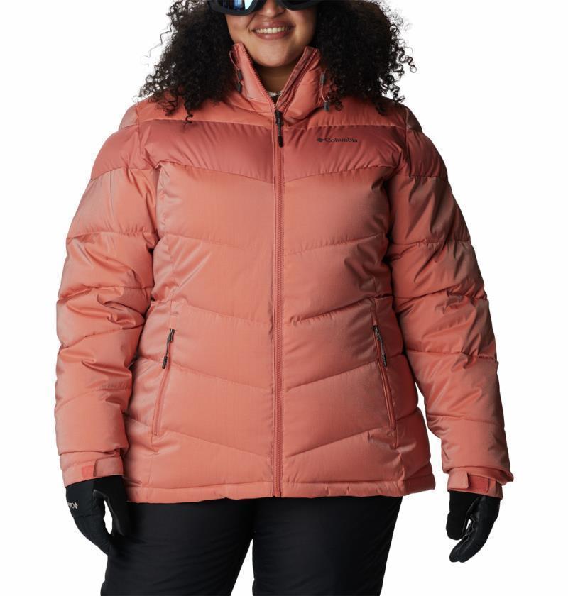 Abbott Peak Insulated Jacket - Plus - Womens - Dark Coral Sheen 1