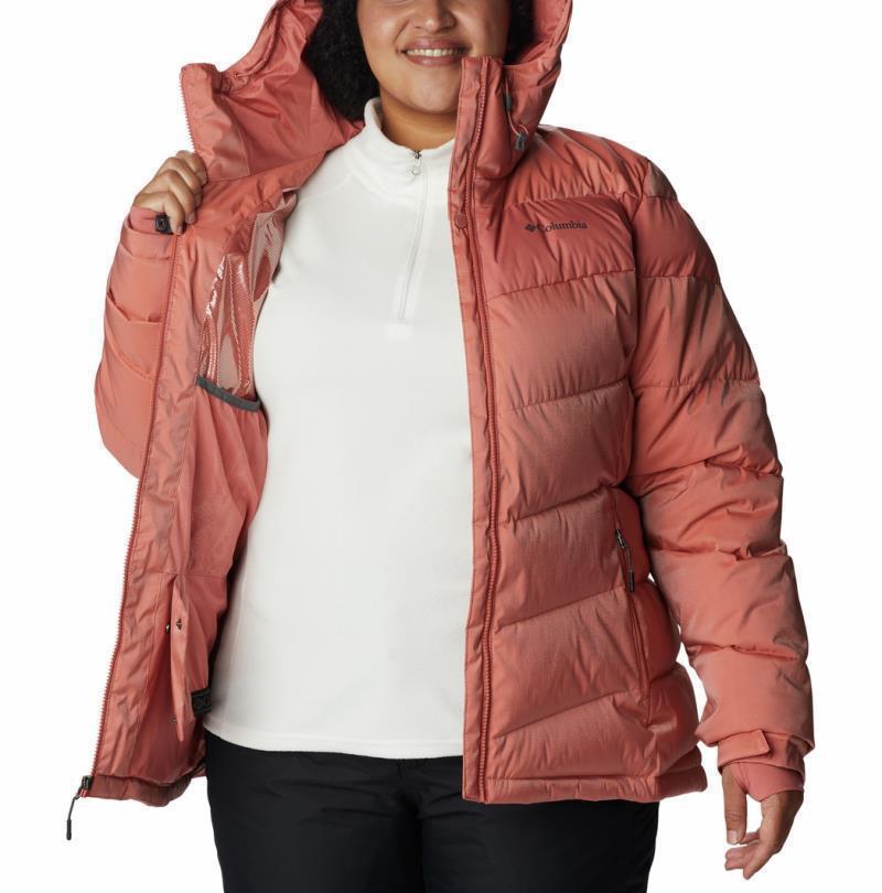 Abbott Peak Insulated Jacket - Plus - Womens - Dark Coral Sheen 2