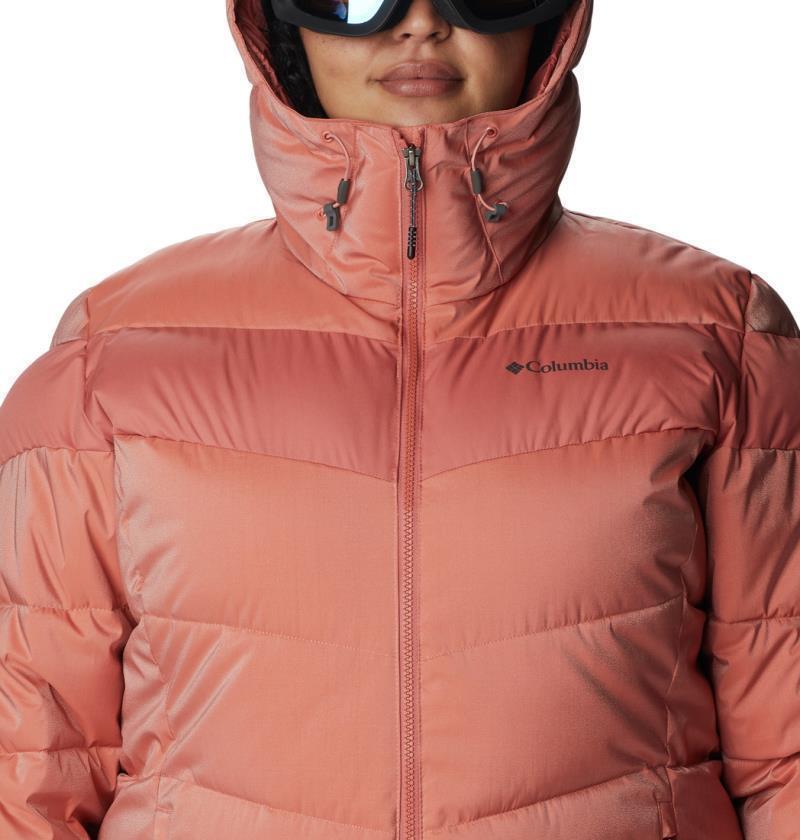 Abbott Peak Insulated Jacket - Plus - Womens - Dark Coral Sheen 4