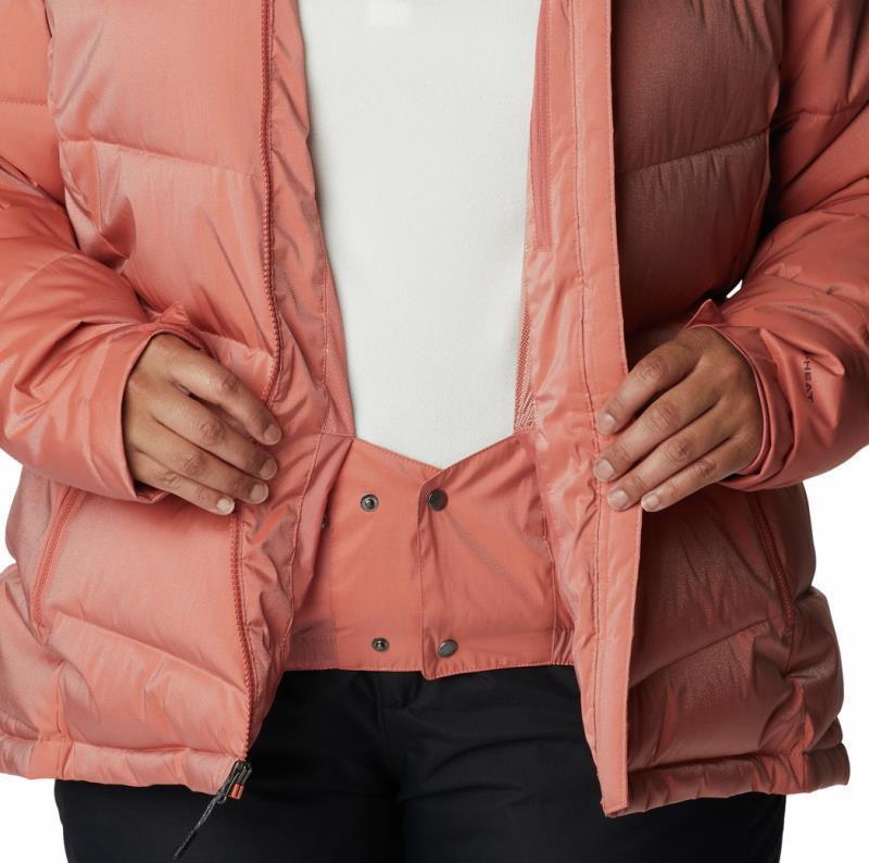 Abbott Peak Insulated Jacket - Plus - Womens - Dark Coral Sheen 5