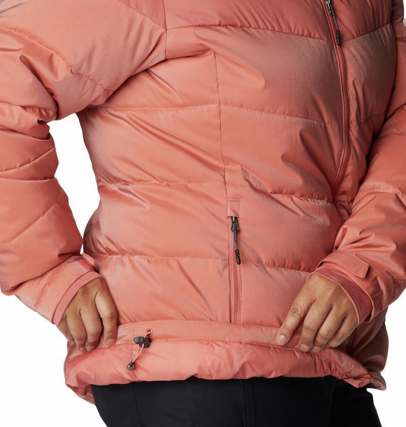 Abbott Peak Insulated Jacket - Plus - Womens - Dark Coral Sheen 6