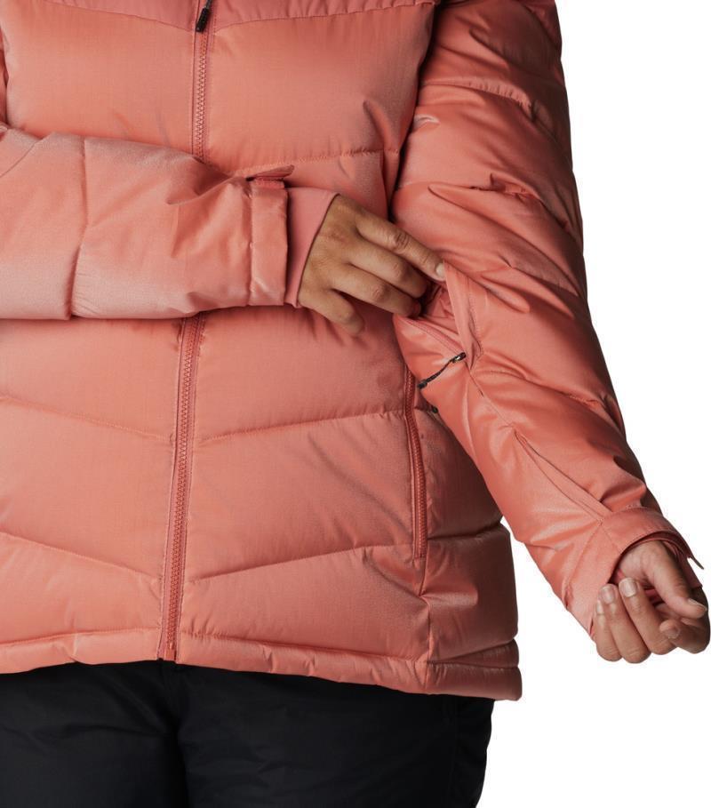 Abbott Peak Insulated Jacket - Plus - Womens - Dark Coral Sheen 8