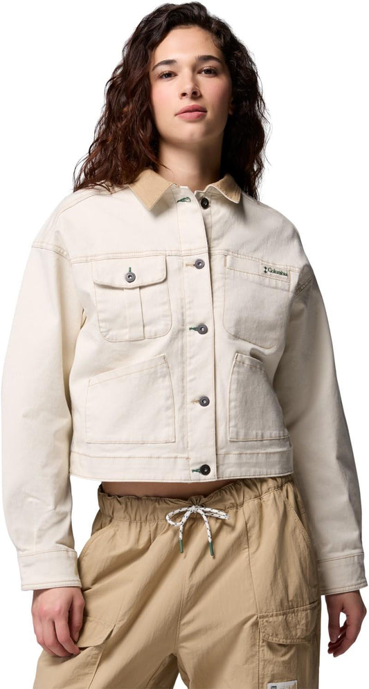 Acker Rock Twill Interchange Jacket - Womens - chalk / beach 1