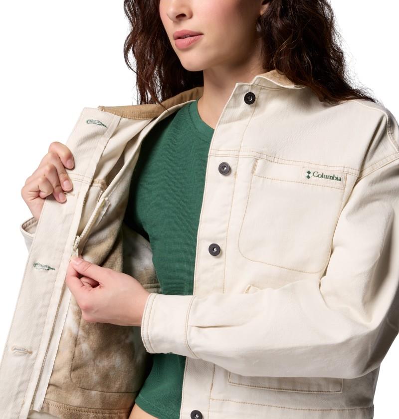 Acker Rock Twill Interchange Jacket - Womens - chalk / beach 1