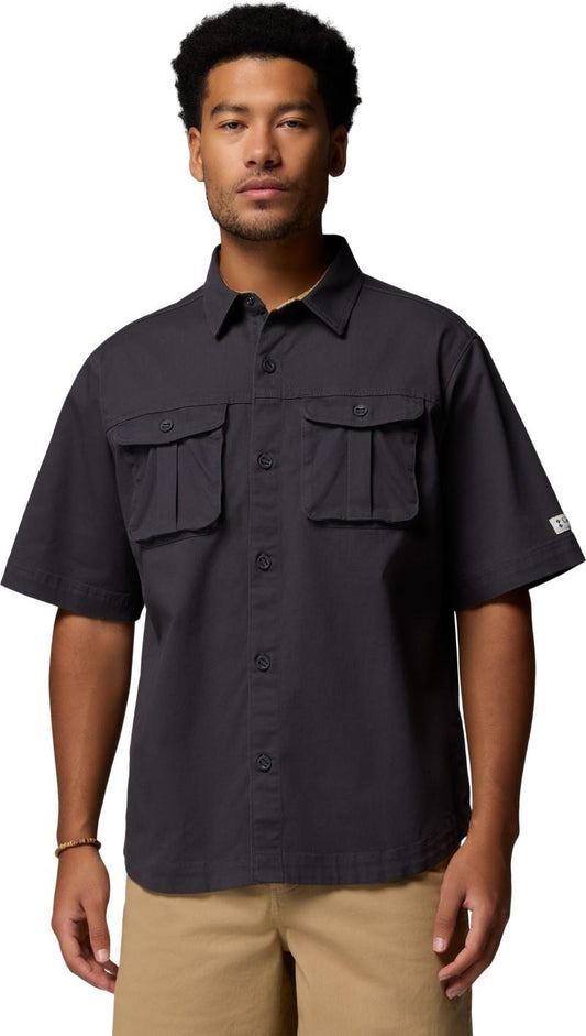 Acker Rock Twill SS Button Down - Mens - shark 1