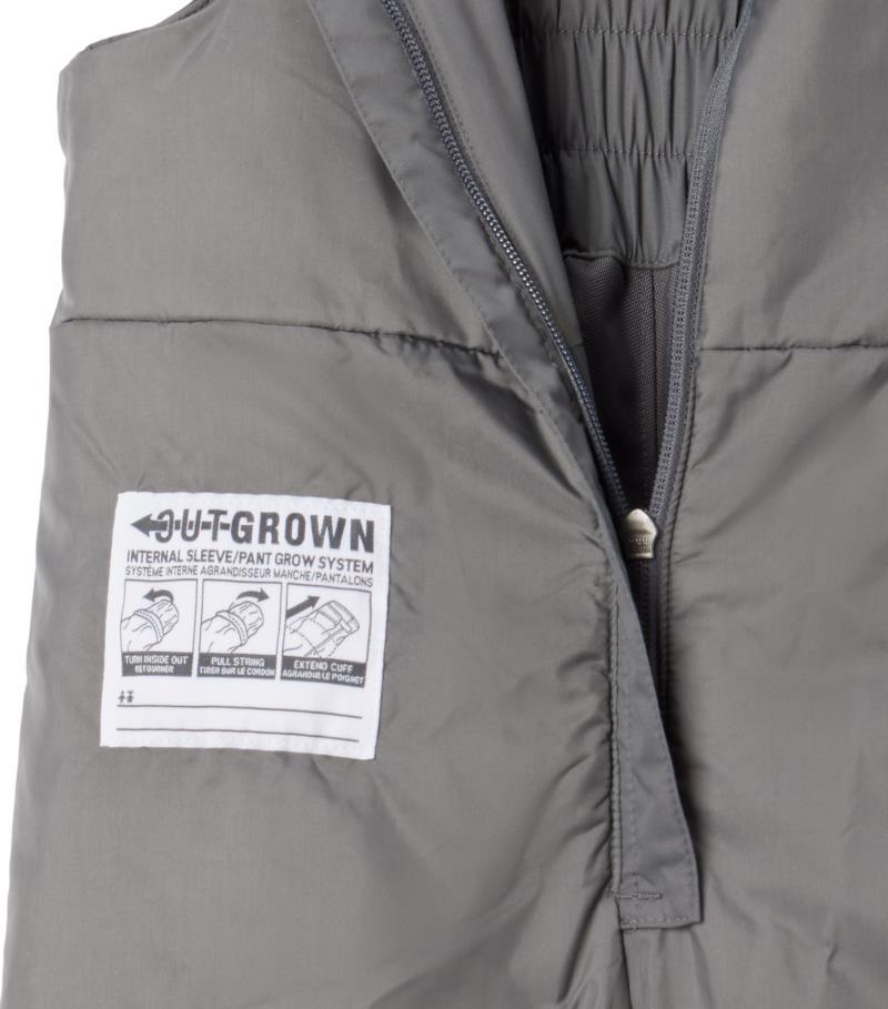Adventure Ride II Bibs - Youth - city grey 1