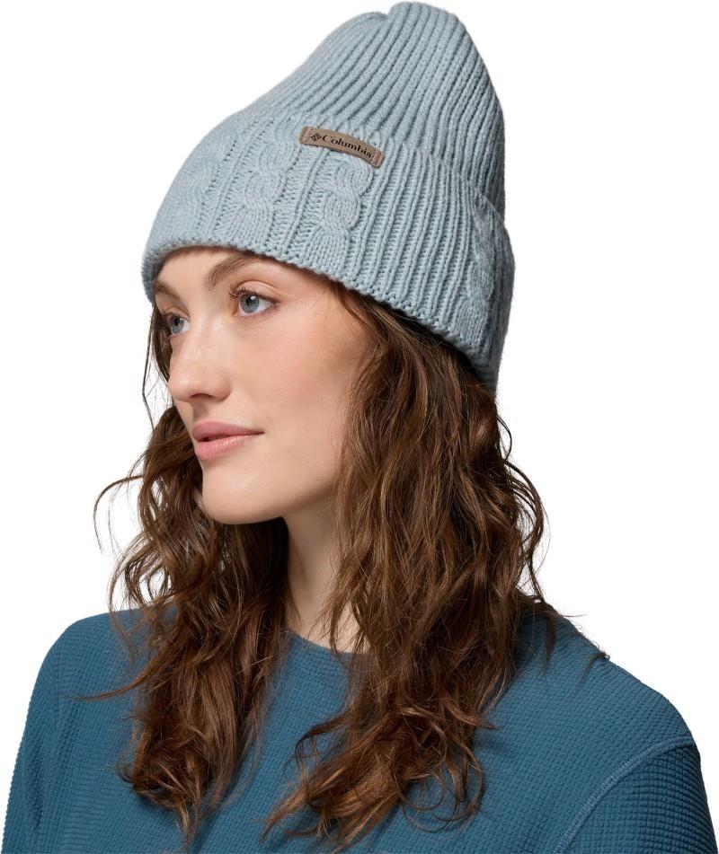 Agate Pass Cable Knit Beanie - Womens - crushed blue 1