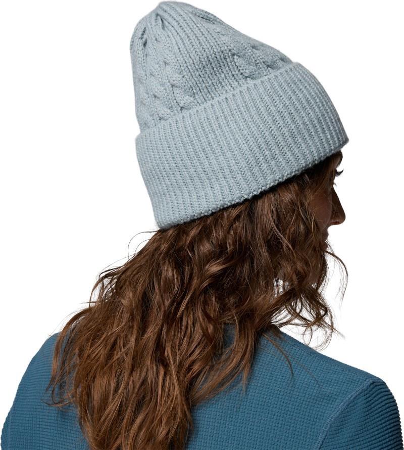 Agate Pass Cable Knit Beanie - Womens - crushed blue 1