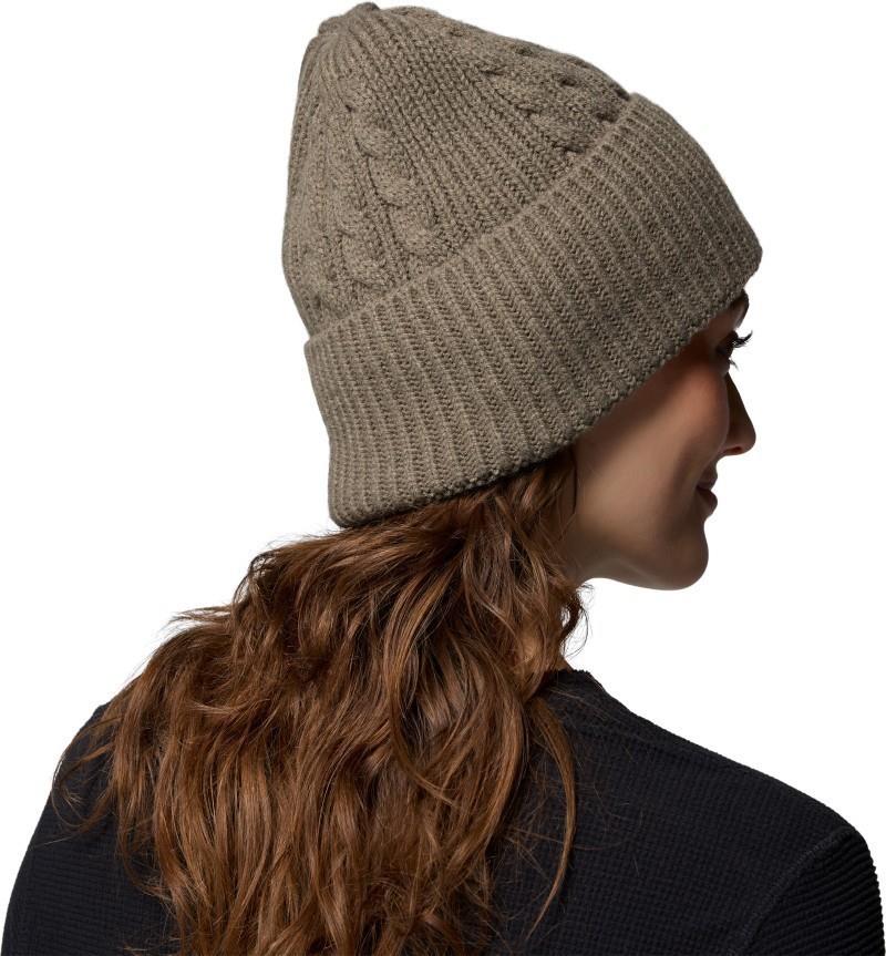 Agate Pass Cable Knit Beanie - Womens - stone green 1