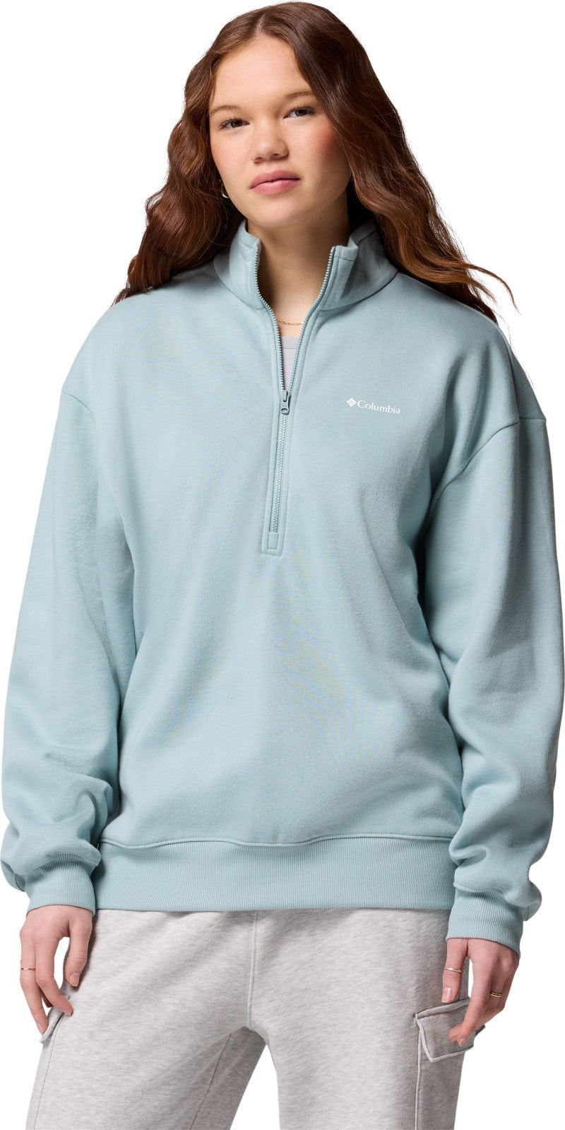 Aldermore Half-Zip - Womens - crushed blue 1