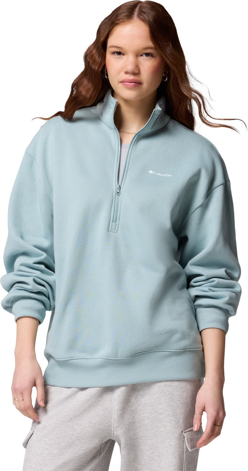 Aldermore Half-Zip - Womens - crushed blue 1