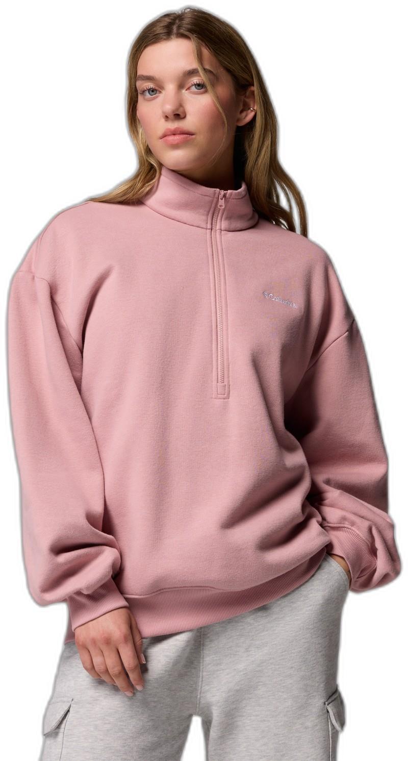 Aldermore Half-Zip - Womens - eraser pink 1
