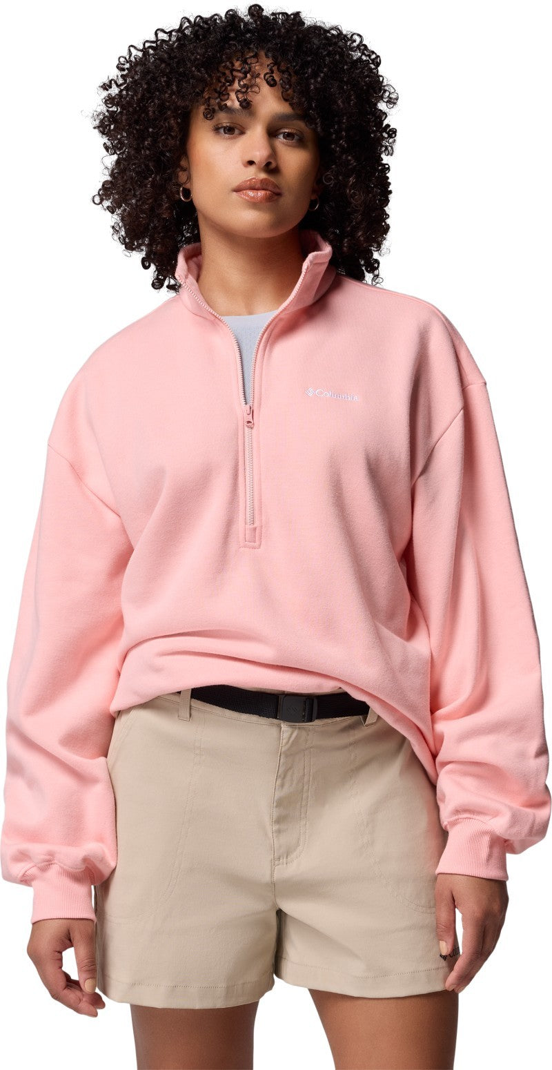 Aldermore Half-Zip - Womens - pink sand 1