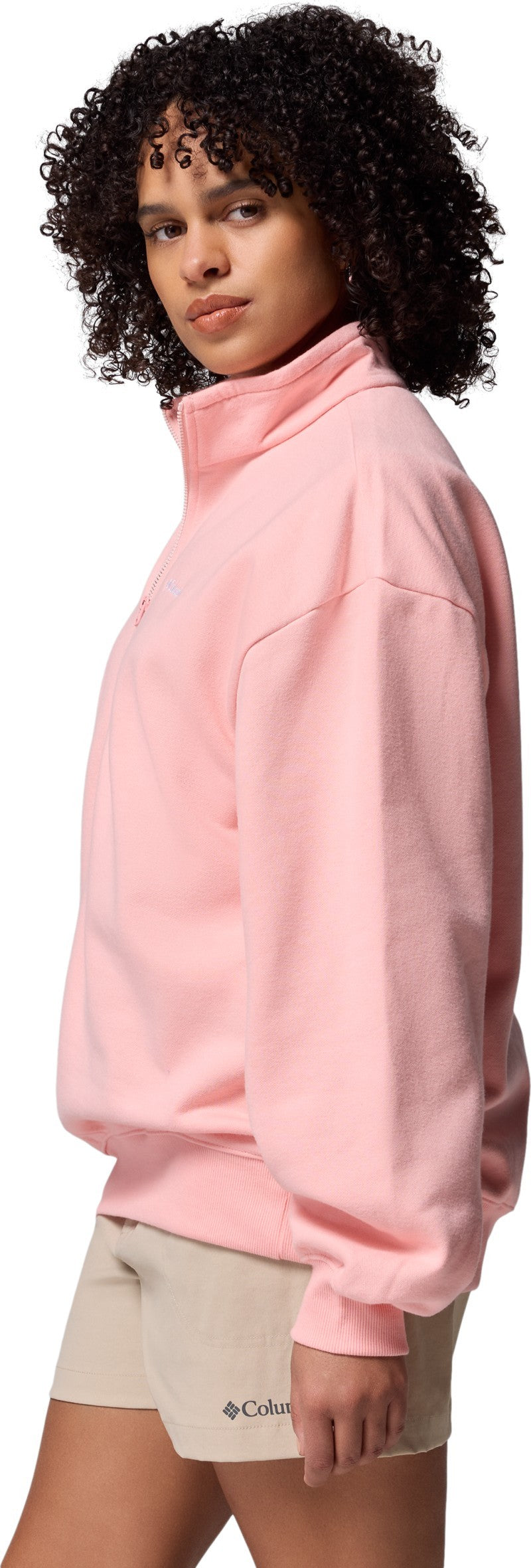 Aldermore Half-Zip - Womens - pink sand 1